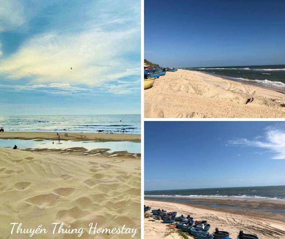 Thuyen Thung Homestay Pho Tri Exterior foto
